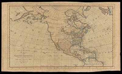 A New & Accurate Map of North America; Drawn from the most Authentic Modern Maps and Charts by Thos. Bowen.