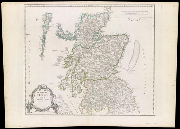 Le Royaume d'Ecosse divise en Shires ou Comtes Par le Sr. Robert