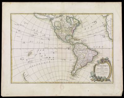 L'Amerique divisée par Grands Etats par le Sr. Janvier Géographe