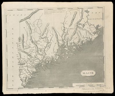 Maine Drawn by S. Lewis Engd. by Hooker