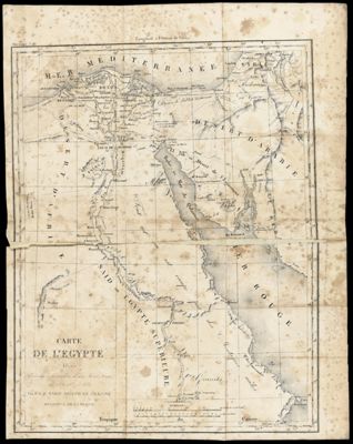 Carte de L'Egypte