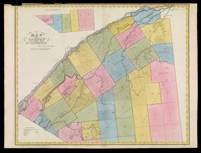 A Map of the County of St. Lawrence