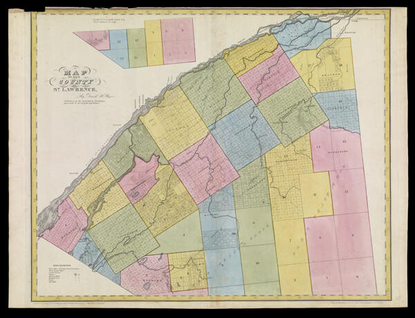 A Map of the County of St. Lawrence