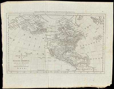 A New & Accurate Map of North America; with the new discovered Islands on the North East coast of Asia.