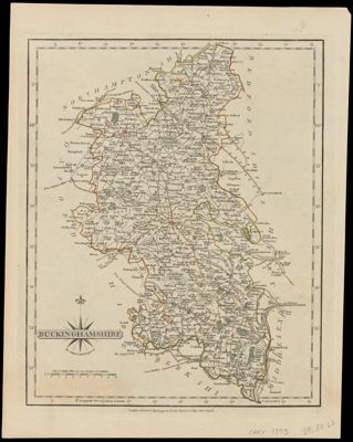 Buckinghamshire by John Cary. Engraver