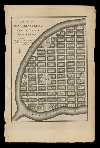 Plan of Franklinville, in Mason County, Kentucky