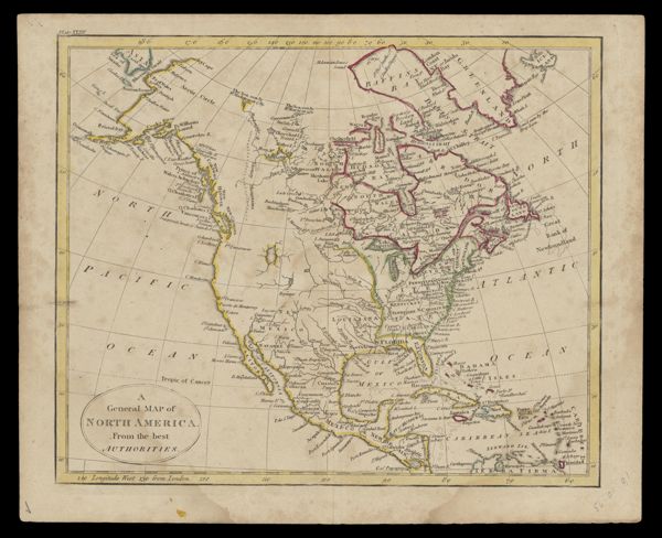 A General Map of North America from the best Authorities