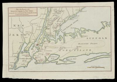 Map of the Progress of His Majesty's Armies in New York, During the Late Campaign Illustrating the Accounts Published in the London Gazette