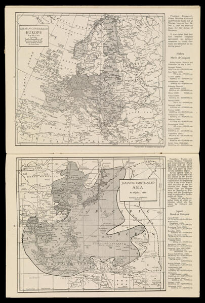 German Controlled Europe As of July 1, 1944