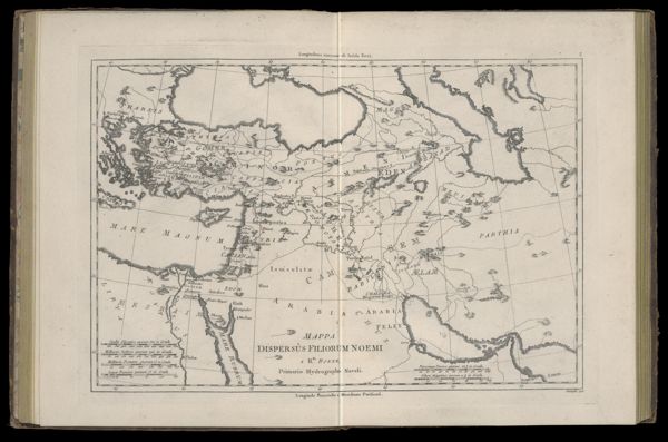 Mappa Disersûs Filiorum Noemi. a Rto. Bonne, Primario Hydrographo Navali