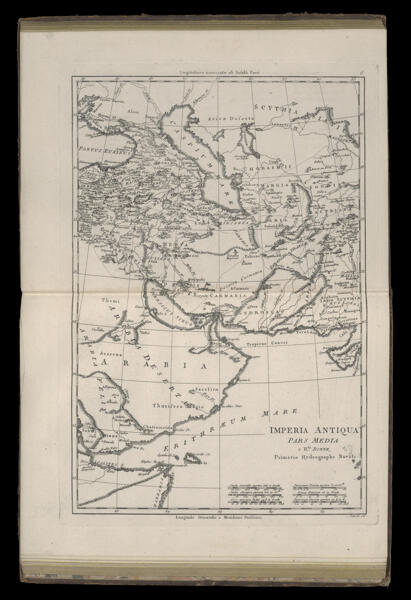 Imperia Antiqua Pars Media. a Rto. Bonne, Primario Hydrographo Navali