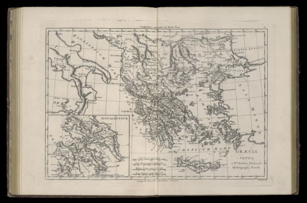 Graecia vetus.  a Rto. Bonne, Primario Hydrographo Navali