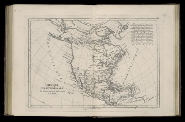 Amerique Septentrionale Par M. Bonne Ingénieur Hydrographe de la Marine.