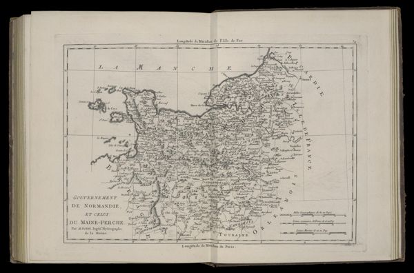 Gouvernement de Normandie, et celui du Maine-Perche. Par M. Bonne Ingr. Hydrographe de la Marine.