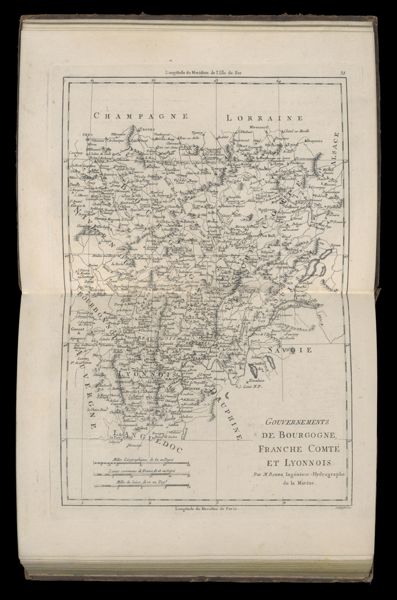 Gouvernements de Bourgogne, Franche Comté et Lyonnois. Par M. Bonne Ingr. Hydrographe de la Marine.