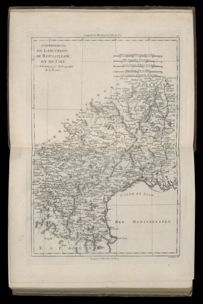 Gouvernements de Languedoc, de Roussillon, et de Foix. Par M. Bonne Ingénr. Hydrographe de la Marine.