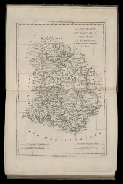 Gouvernement de Dauphiné, avec celui de Provence. Par M. Bonne Ingénieur - Hydrographe de la Marine.