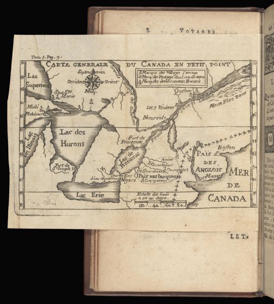 Carte Generale Du Canada En Petit Point