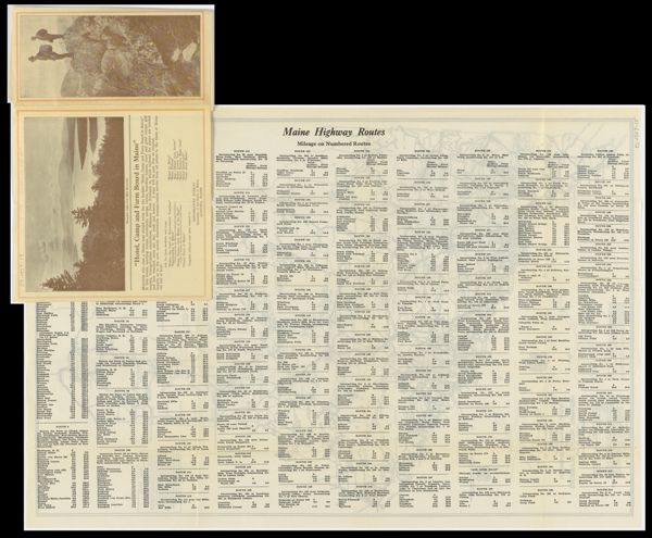Maine Highway Routes - Mileage on Numbered Routes