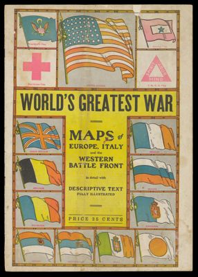 World's Greatest War Maps of Europe, Italy and the Western Battle Front in detail with descriptive text, fully illustrated