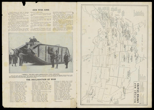 Military Map of the United States