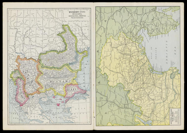 Turkey In Europe Bulgaria, Roumania, Servia and Montenegro.