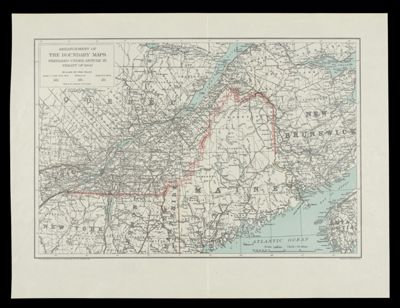 Arrangement of the Boundary Maps Prepared under Article III Treaty of 1908