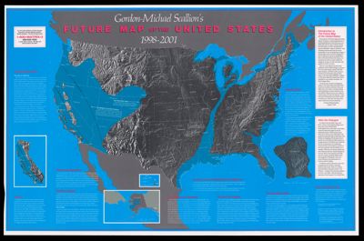 Gordon-Michael Scallion's Future Map of the United States.