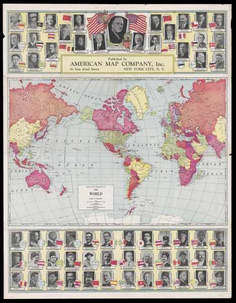 Equal-Area Projection of the World