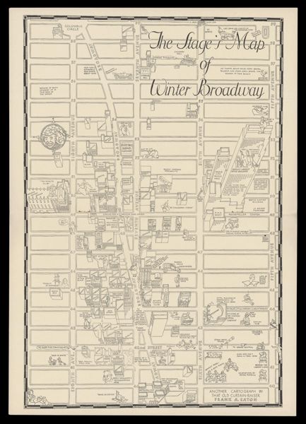 The Stage's Map of Winter Broadway