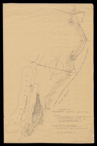 Chart of Eastern River, Dresden, Maine