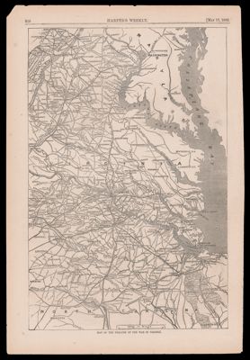 Map of the theatre of the war in Virginia