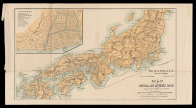 Map of Central and Southern Japan