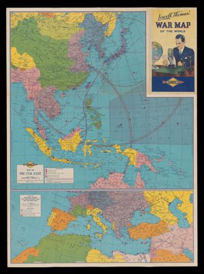 Lowell Thomas' War Map of the World