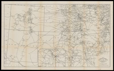 Map Seventh Division railway mail service