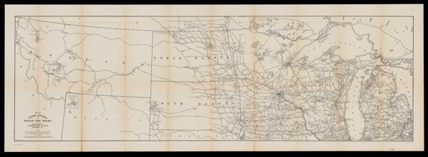 Map Tenth Division Railway Mail Service