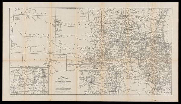 Map Sixth Division railway mail service