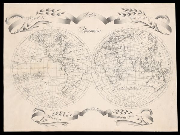 Map of the world from the latest discoveries