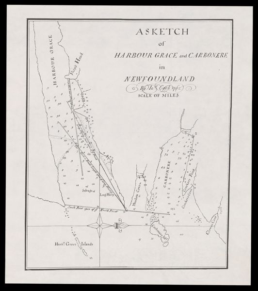 A sketch of Harbour Grace and Carbonere in Newfoundland