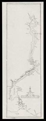 [untitled map of the St. John's River, New Brunswick]