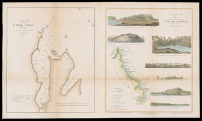 Eclipse Harbor, Labrador/ surveyed by Lieut. Comdg A.Murray U.S.N. ; Sketch showing the geology of the coast of Labrador/by Oscar M. Lieber of the eclipse expedition late state geologist of South Carolina