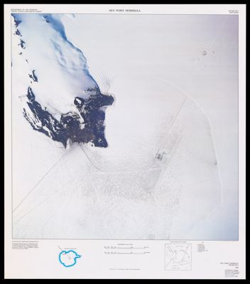 Hut Point Peninsula : Antarctica photomap