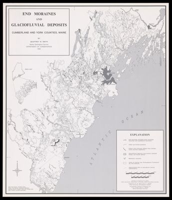 End moraines and glaciofluvial deposits : Cumberland and York Counties, Maine