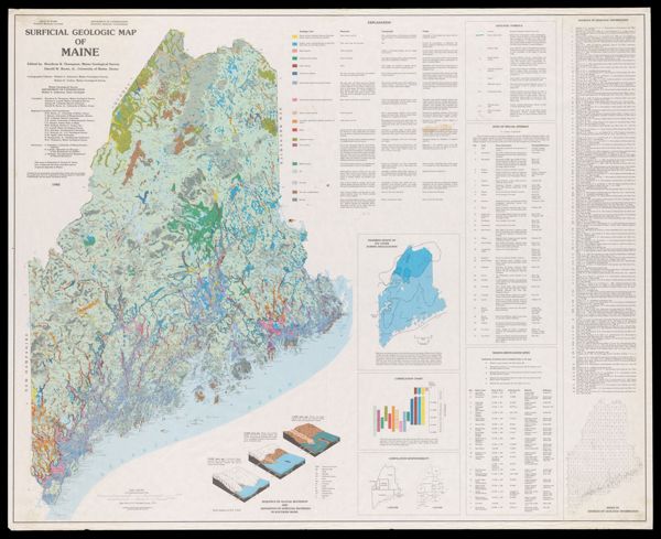 Surficial geologic map of Maine