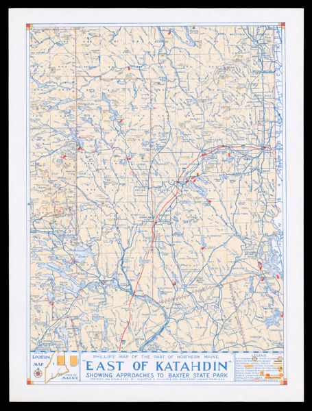 Phillips' Map of the Part of Northern Maine 