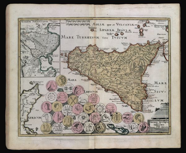 Sicilia antiqua quae et Trinacria dicta nummis siculis illustrata.