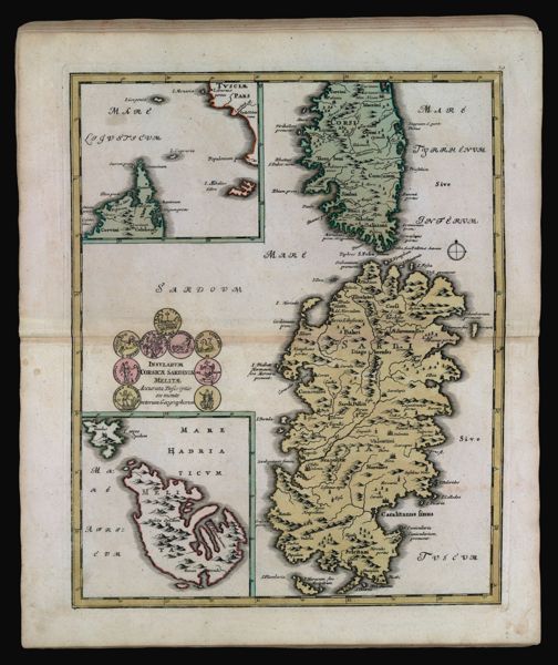 Insularum Corsicae Sardiniae Melitae accurata descriptio ex mente veterum geographorum