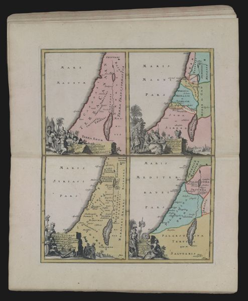 Conspectus Palaestinae a priscis incolis. inhabitatae tempore Iosuae per Hadr. Reland: [Upper left inset]