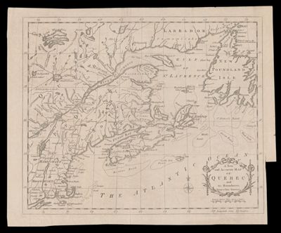 A New and Accurate Map of Quebec and its boundaries from a late survey.