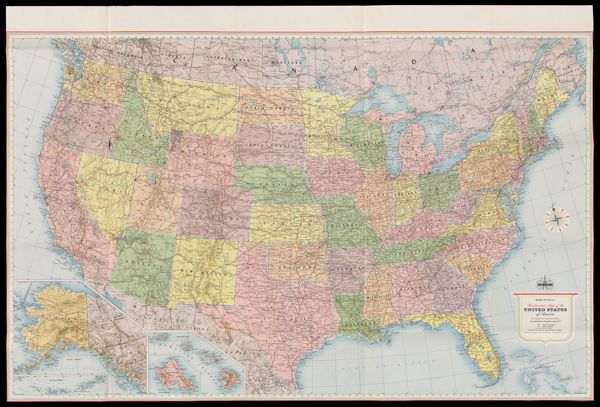 Centennial map of the United States of America